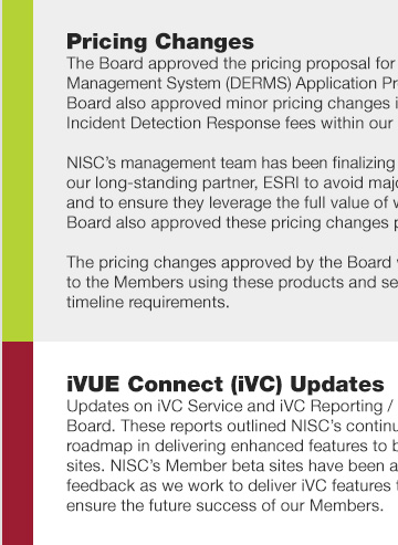 NISC Board Update